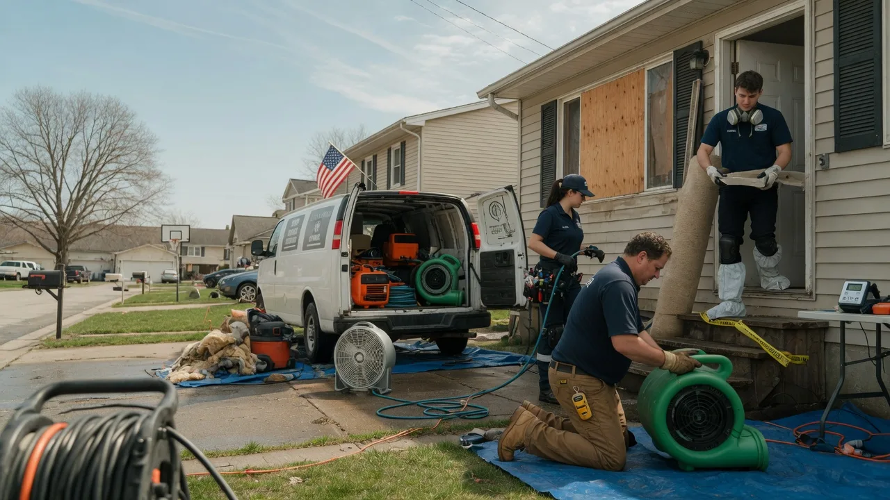 Water Damage Restoration in Buhler, KS near me